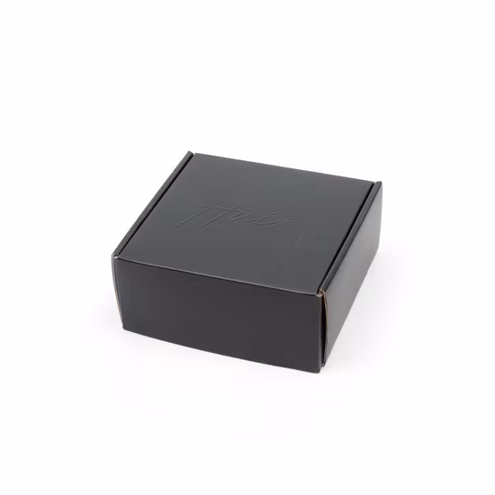 Logotipo personalizado de alta calidad, caja de correo de envío con tapa corrugada, color negro, gris, rosa, verde y azul, para caja de tela