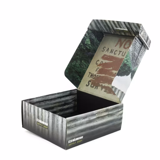 Color impreso personalizado Cartón corrugado Papel Ropa Zapato Vino Cosmético Envío publicitario Envío publicitario Producto de envío Embalaje de regalo plegable Embalaje Caja de cartón