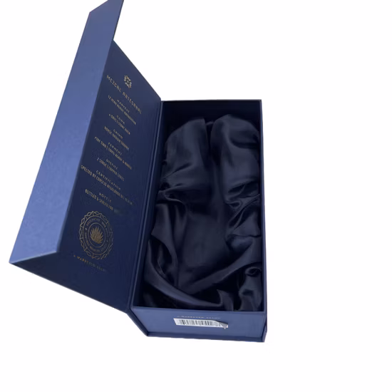 Caja de empaquetado de papel de regalo del color del transporte del cartón del envío del negro de lujo de encargo al por mayor para la entrega